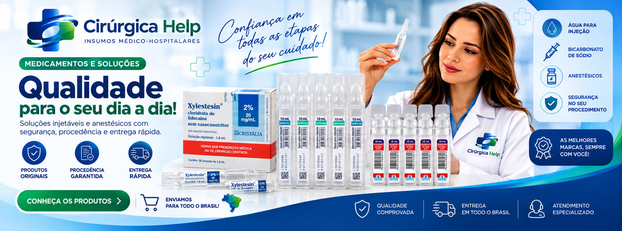 Precisa de Insumos ? Fale com Cirurgica Help!
